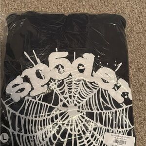 Sp5der hoodie black OG web (LARGE)